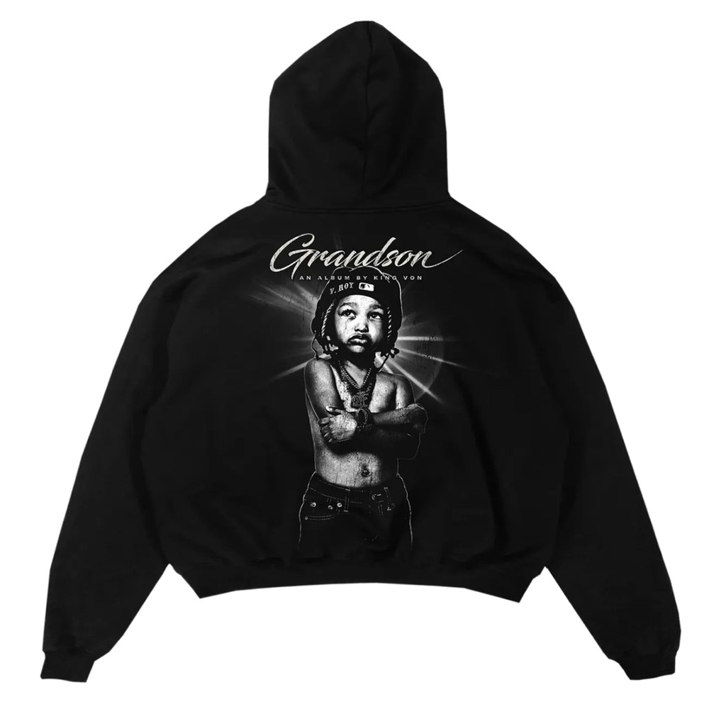 King Von Grandson Album Hoodie XL FACTORY SEALED